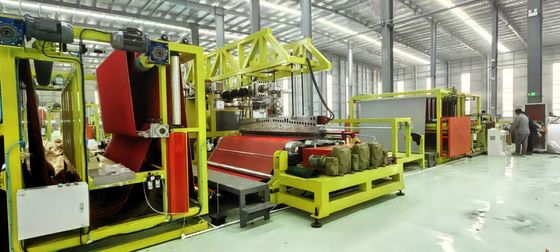 2 Extrusores Co Extrusión TPE máquina de apoyo de alfombras con velocidad ajustable