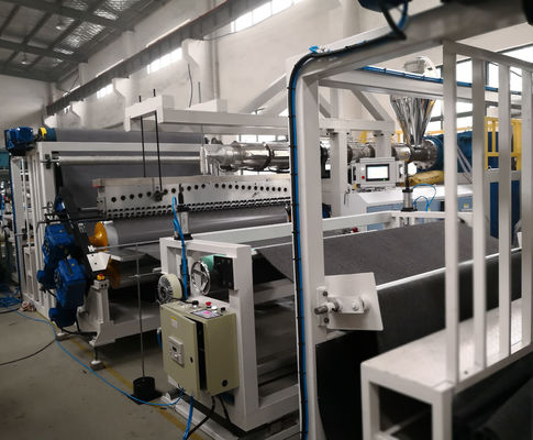 300 - 500kg/H los 2M Carpet Backing Machine que cubre la línea de la protuberancia de la TPE